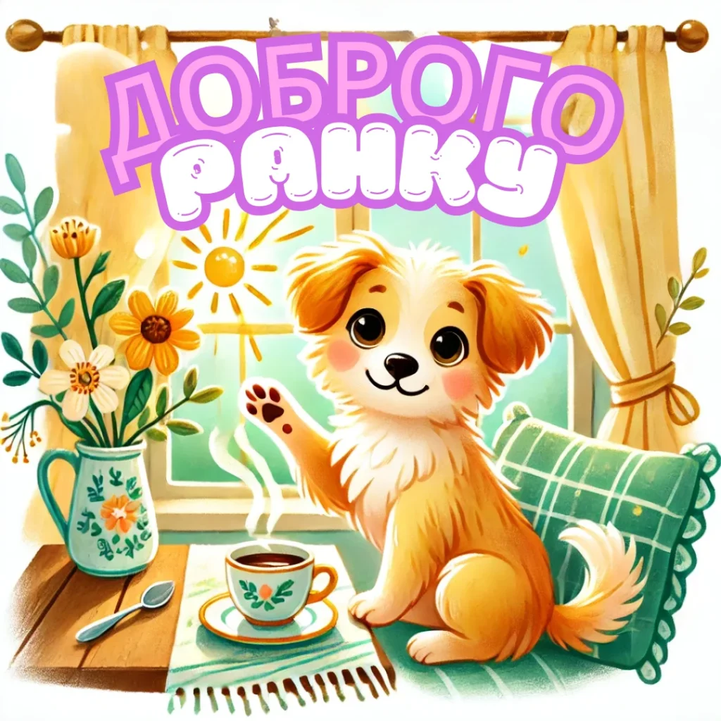 доброго ранку і гарного дня