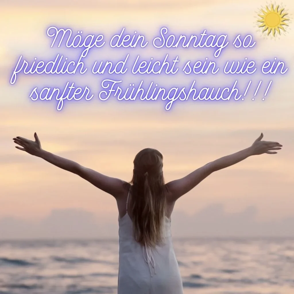 einen schönen sonntag
