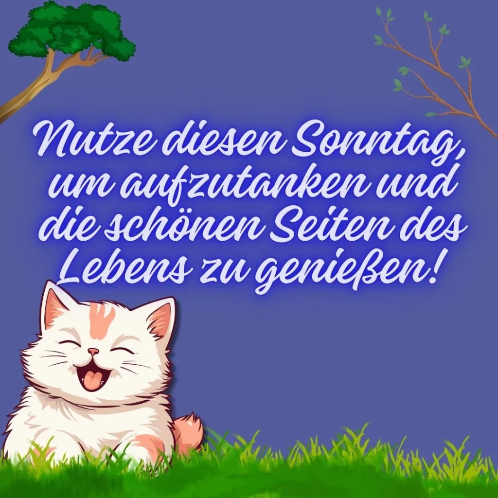 einen gemütlichen sonntag