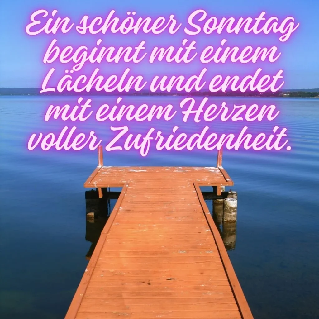 bild schönen sonntag