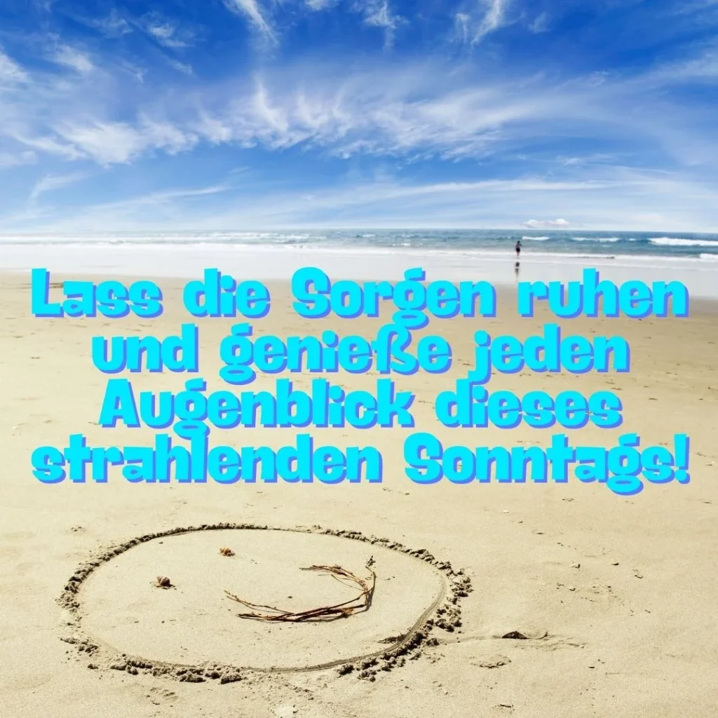 schönen gemütlichen sonntag